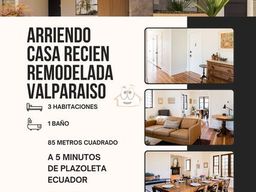 Casa en arriendo en Valparaíso